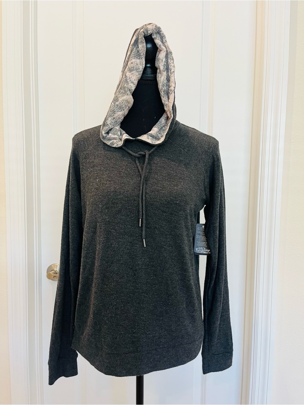 PJ Salvage Snake Print Grey Hoodie